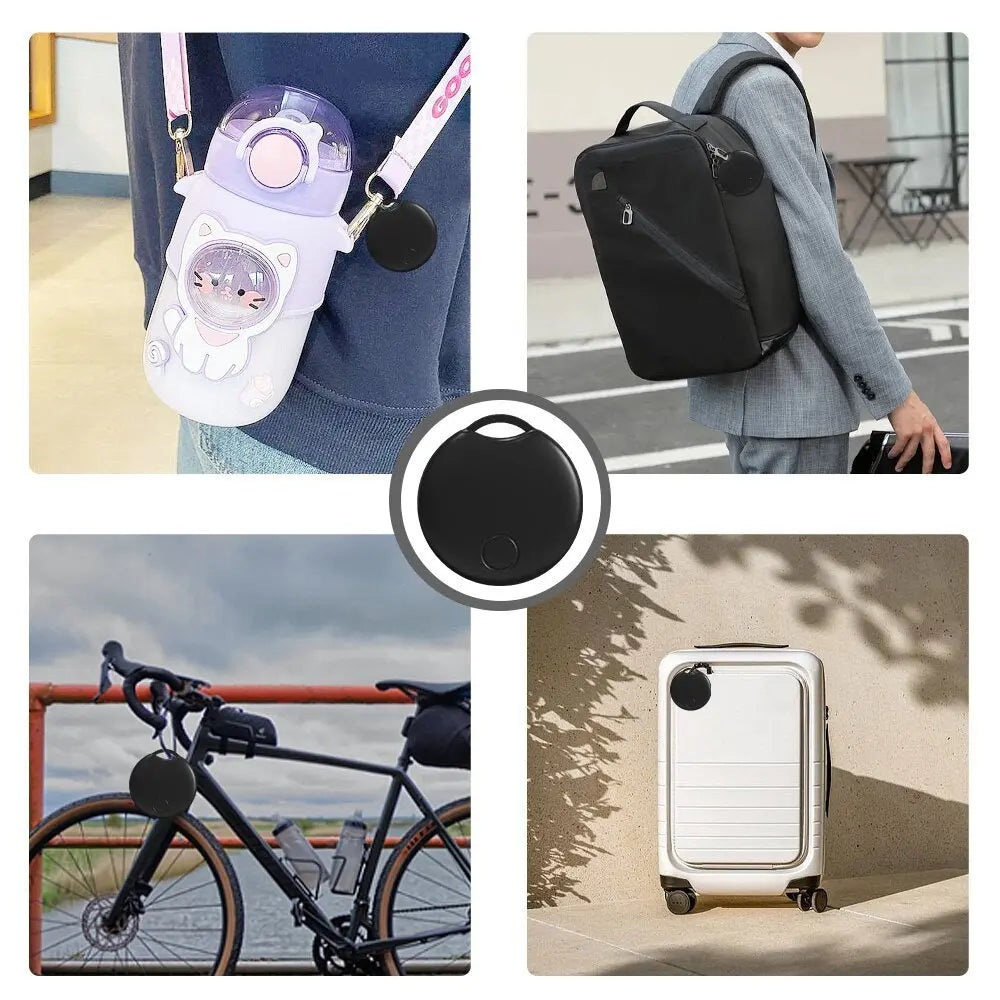 Bluetooth GPS Tracker For Air Tag Replacement Via  Find My To Locate Bag Bottle Card Wallet Bike Keys Finder MFI Smart ITag pawello