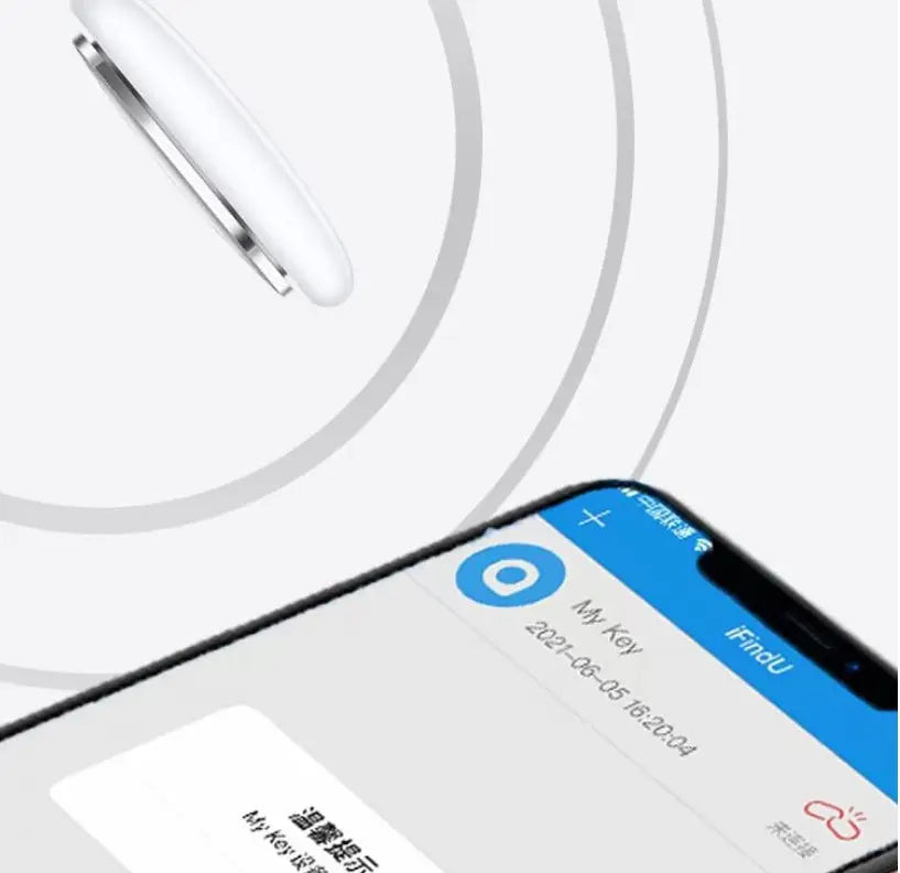 Round Bluetooth Tracker To Prevent Loss Of Personal Belongings pawello