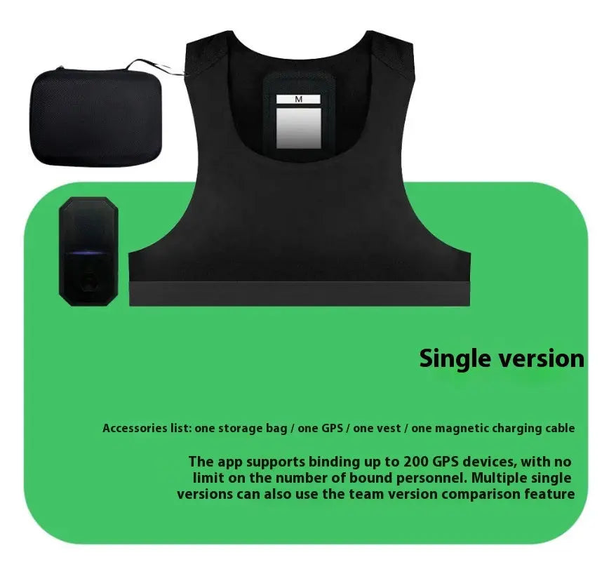 Positioning Tracker GPS Football Activity Tracking Device Vest tracksyshop