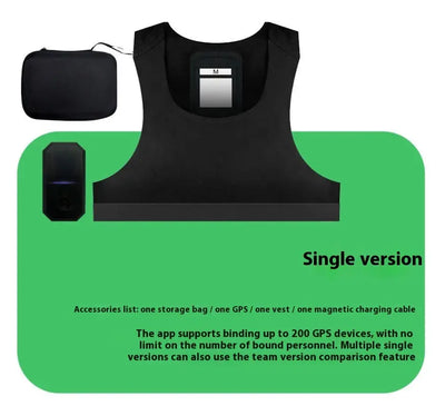 Positioning Tracker GPS Football Activity Tracking Device Vest tracksyshop