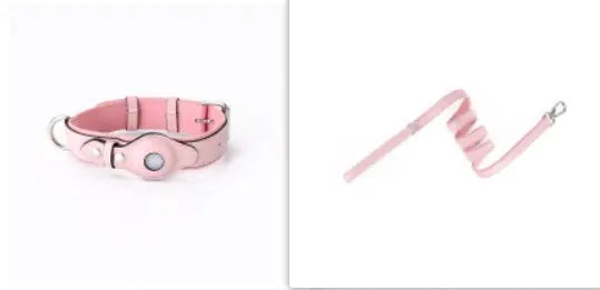 Airtag Pet Collar Tracker Protective Cover Leather Collar tracksyshop