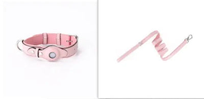 Airtag Pet Collar Tracker Protective Cover Leather Collar tracksyshop