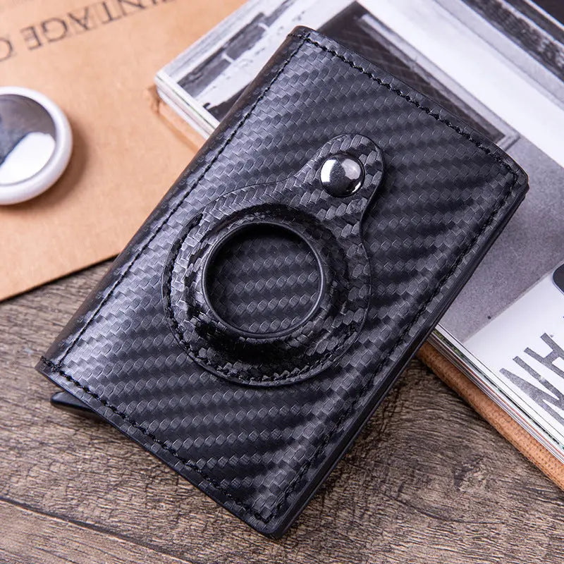 Location Tracker Metal Aluminum Alloy RFID Wallet pawello