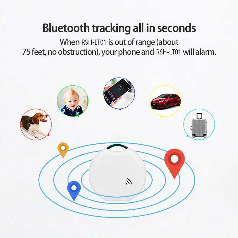 Smart Bluetooth Neutral Pet Anti Lost Location Tracker pawello