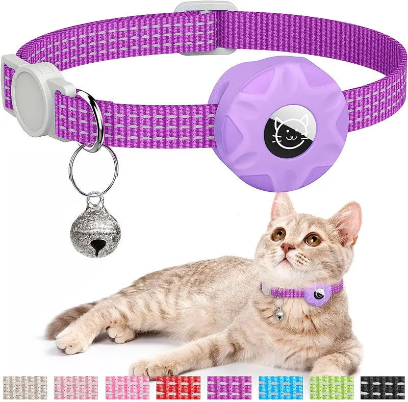 Fashion Cat Collar Tracker Silicone Case pawello
