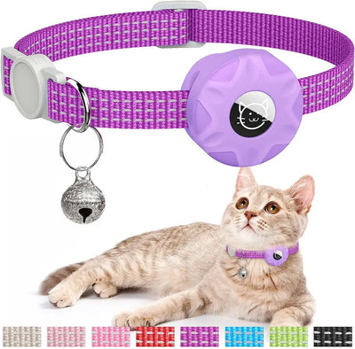 Fashion Cat Collar Tracker Silicone Case pawello