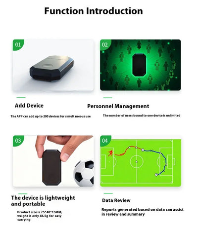 Positioning Tracker GPS Football Activity Tracking Device Vest tracksyshop