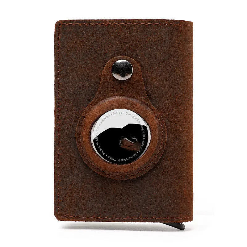 Location Tracker Metal Aluminum Alloy RFID Wallet pawello