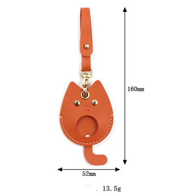 Leather Locator Tracker Access Card Holder pawello