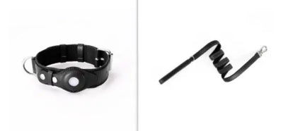 Airtag Pet Collar Tracker Protective Cover Leather Collar tracksyshop