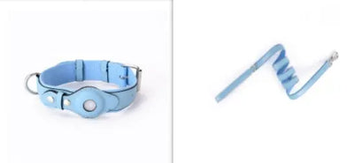 Airtag Pet Collar Tracker Protective Cover Leather Collar tracksyshop