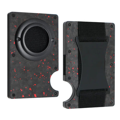 Tracker Card Holder Spot Forged Carbon Air Tag tracksyshop